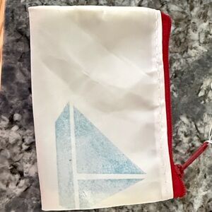 Sea Bags Maine White Key & Card Holder